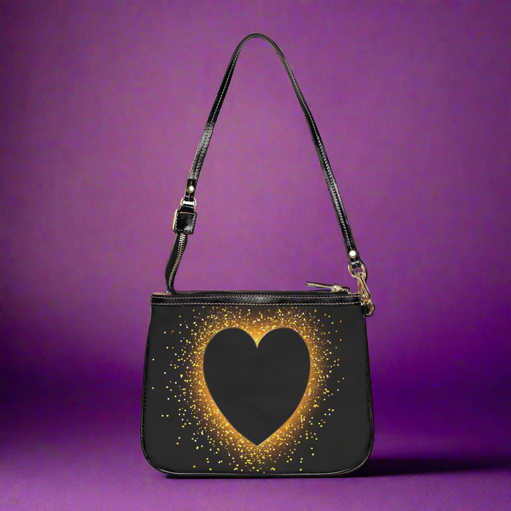 Small Shoulder Bag - Gold Heart