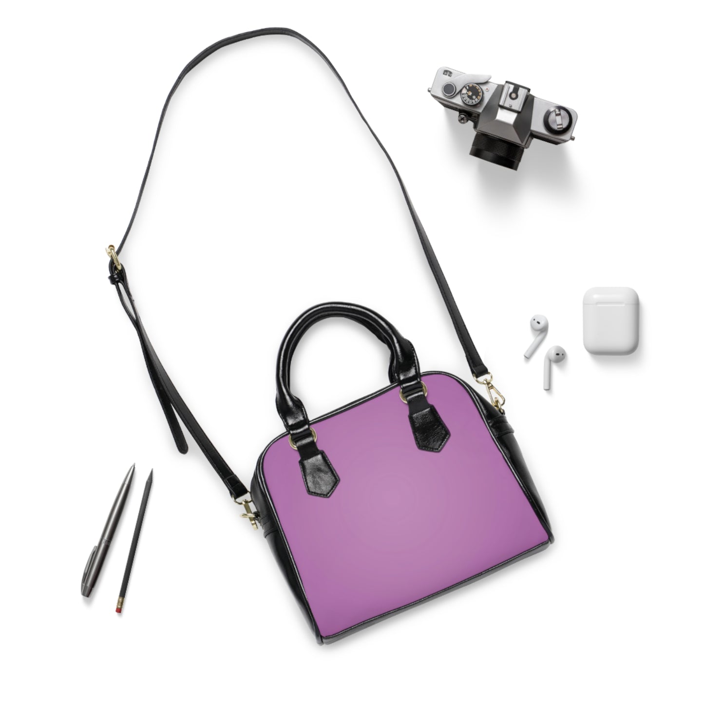 Shoulder Handbag - Purple