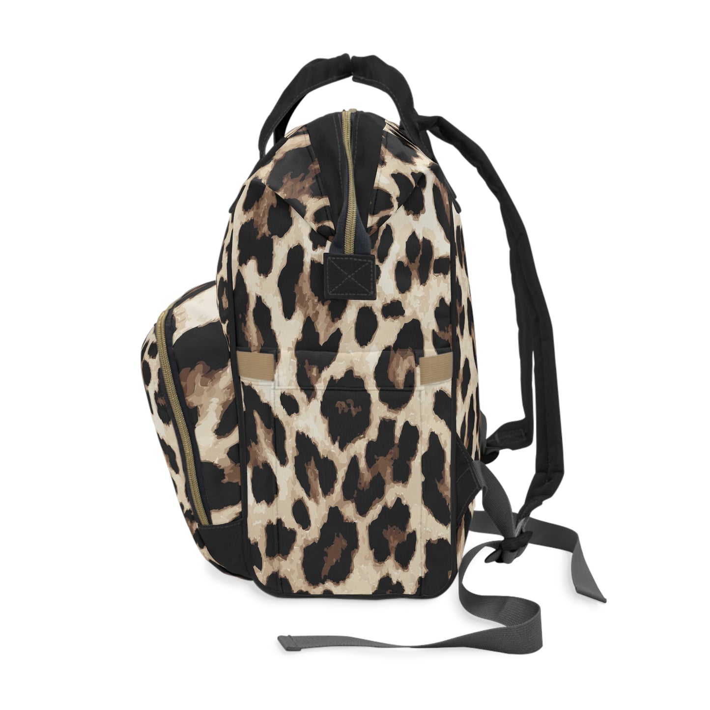 Multifunctional Diaper Backpack - Leopard