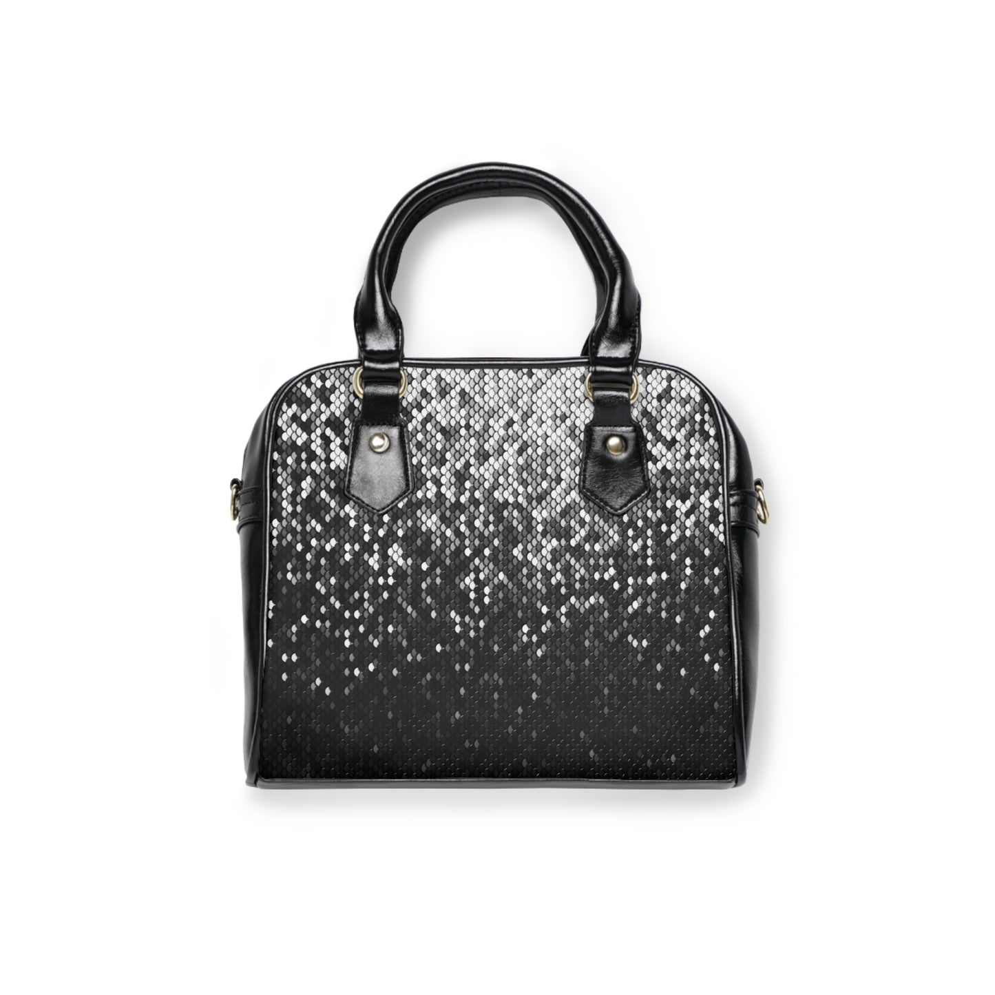 Shoulder Handbag - Silver Sparkles