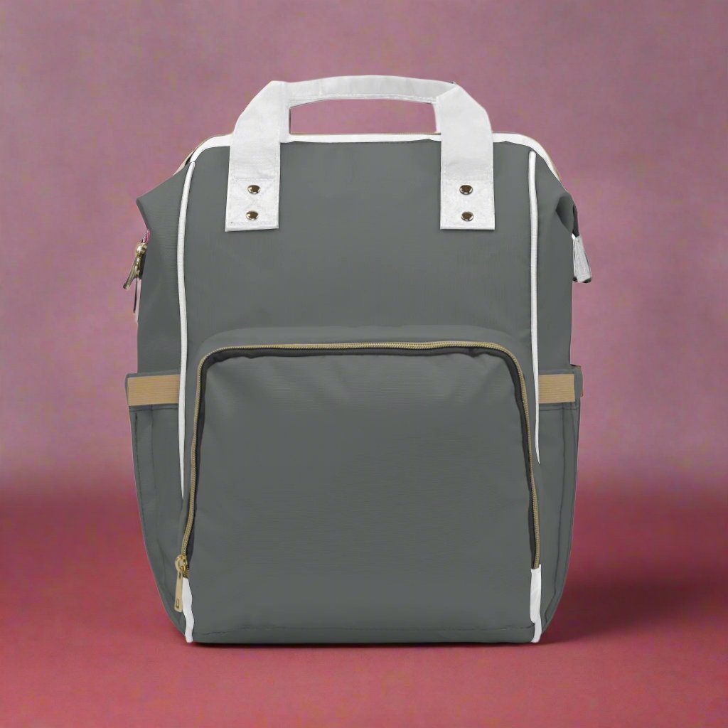 Multifunctional Diaper Backpack - Grey