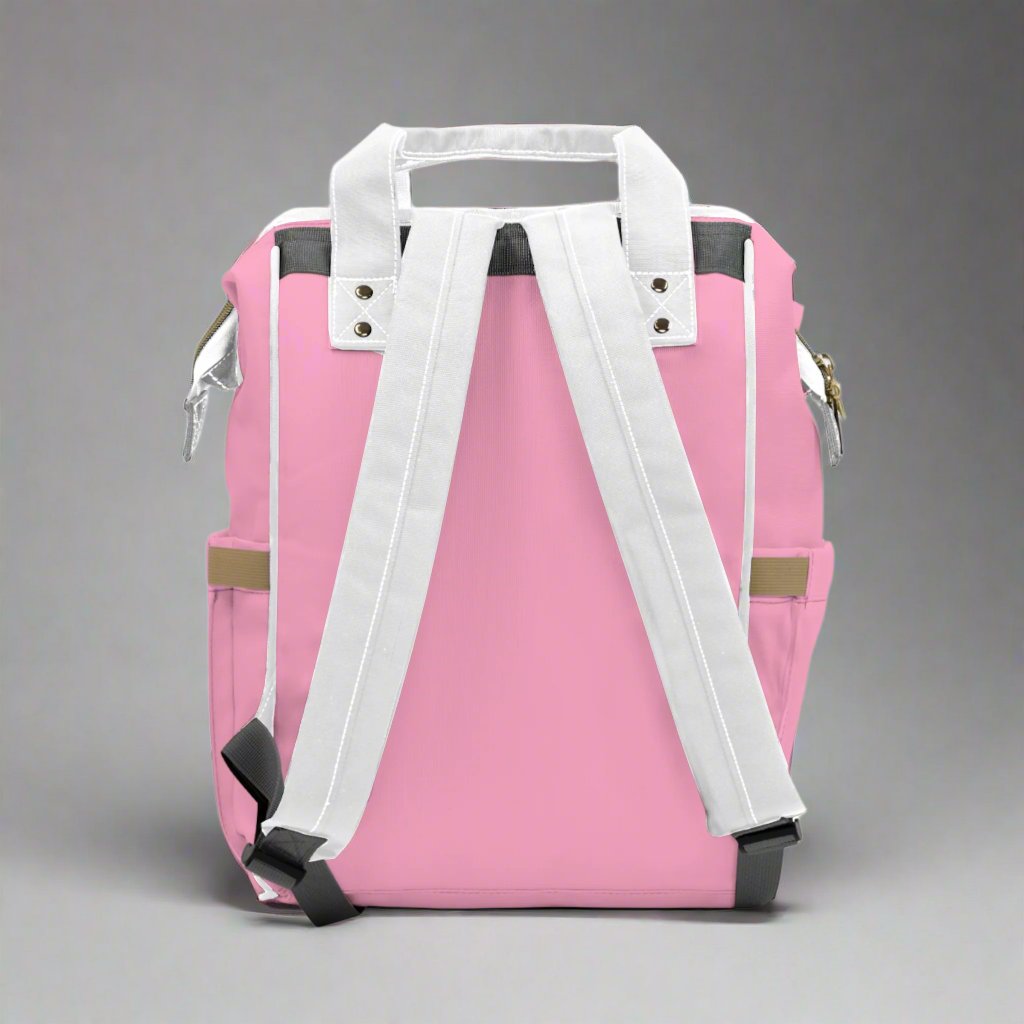 Multifunctional Diaper Backpack - Pink