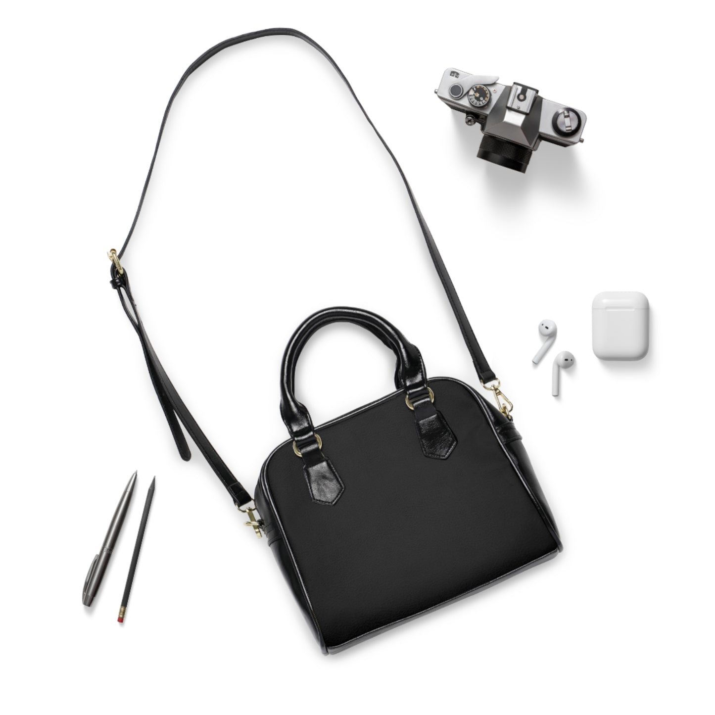 Shoulder Handbag - Black