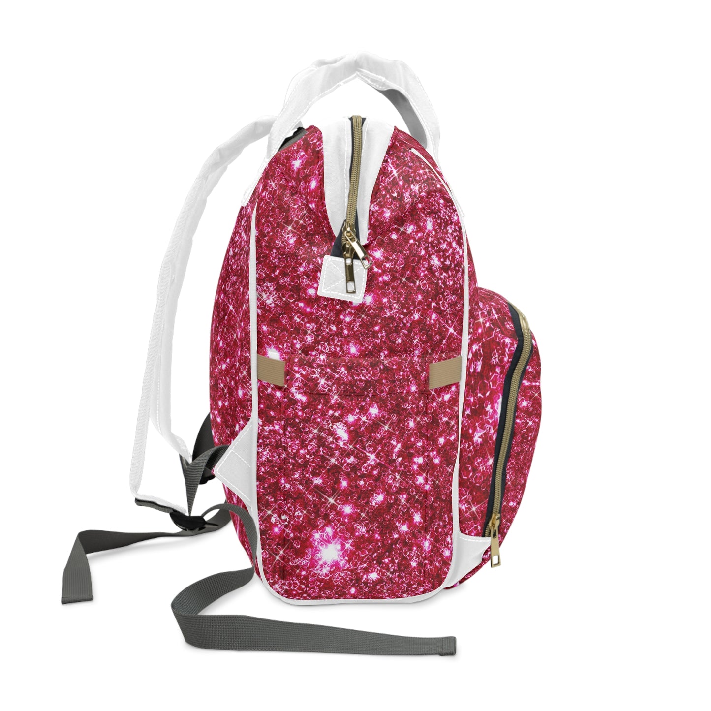 Multifunctional Diaper Backpack - Pink Sparkles