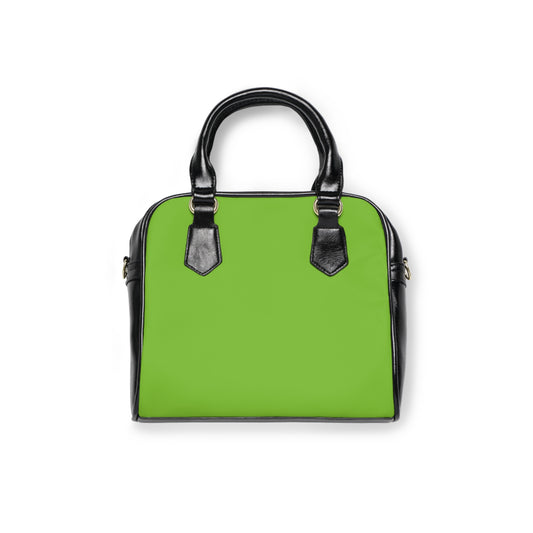 Shoulder Handbag - Lime Green