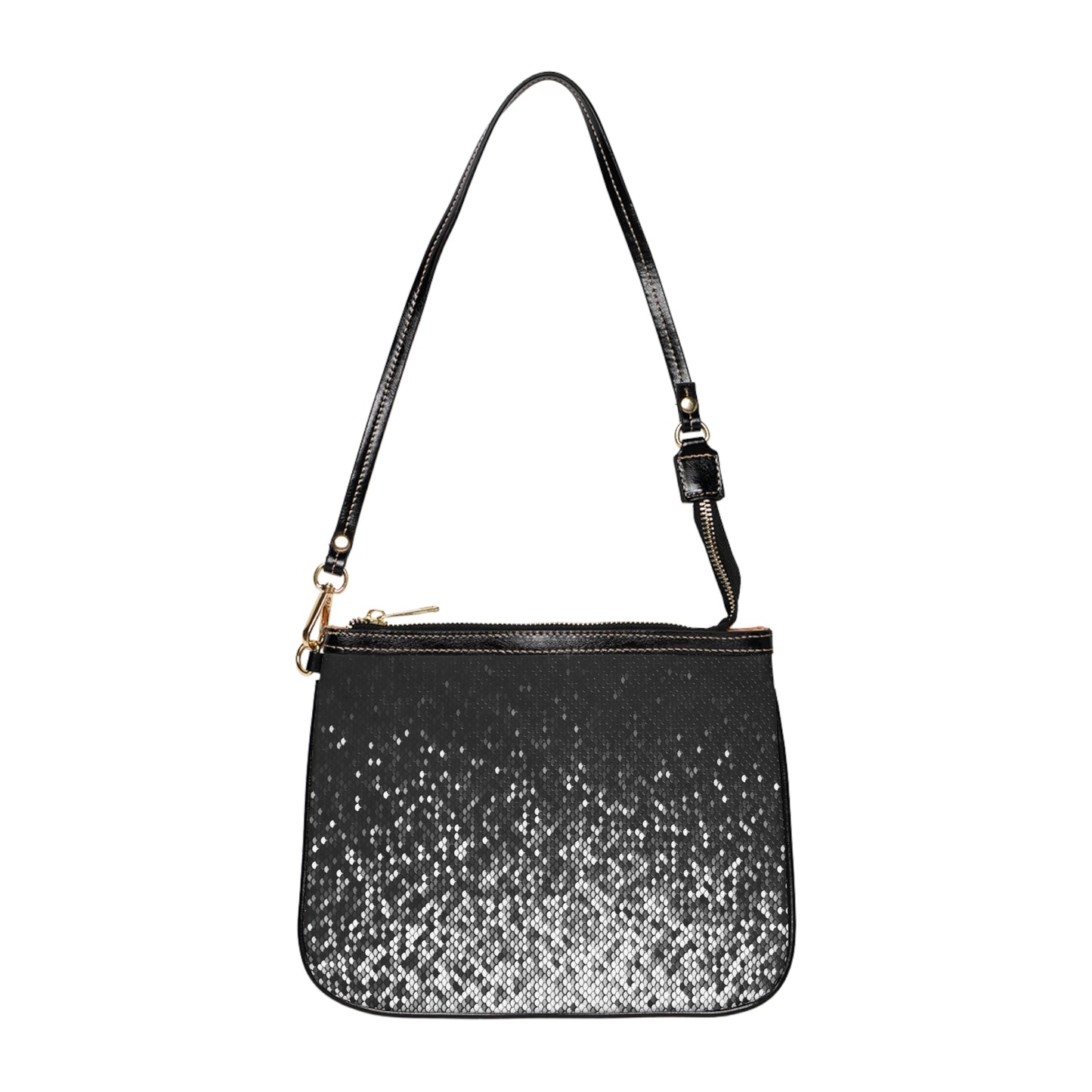 Small Shoulder Bag - Silver Glitter