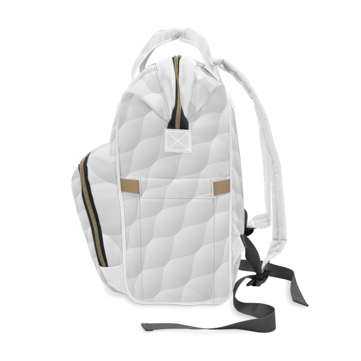 Multifunctional Diaper Backpack - White