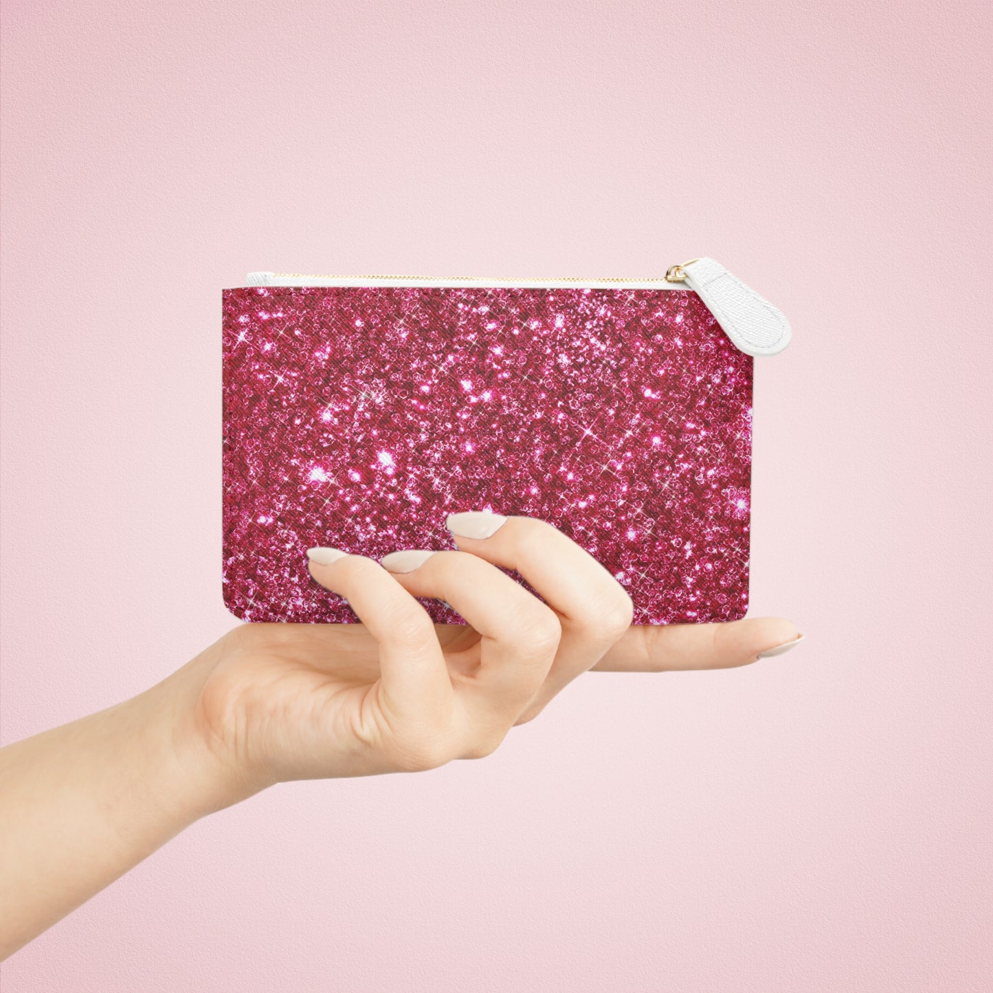 Mini Clutch Bag - Pink Sparkles