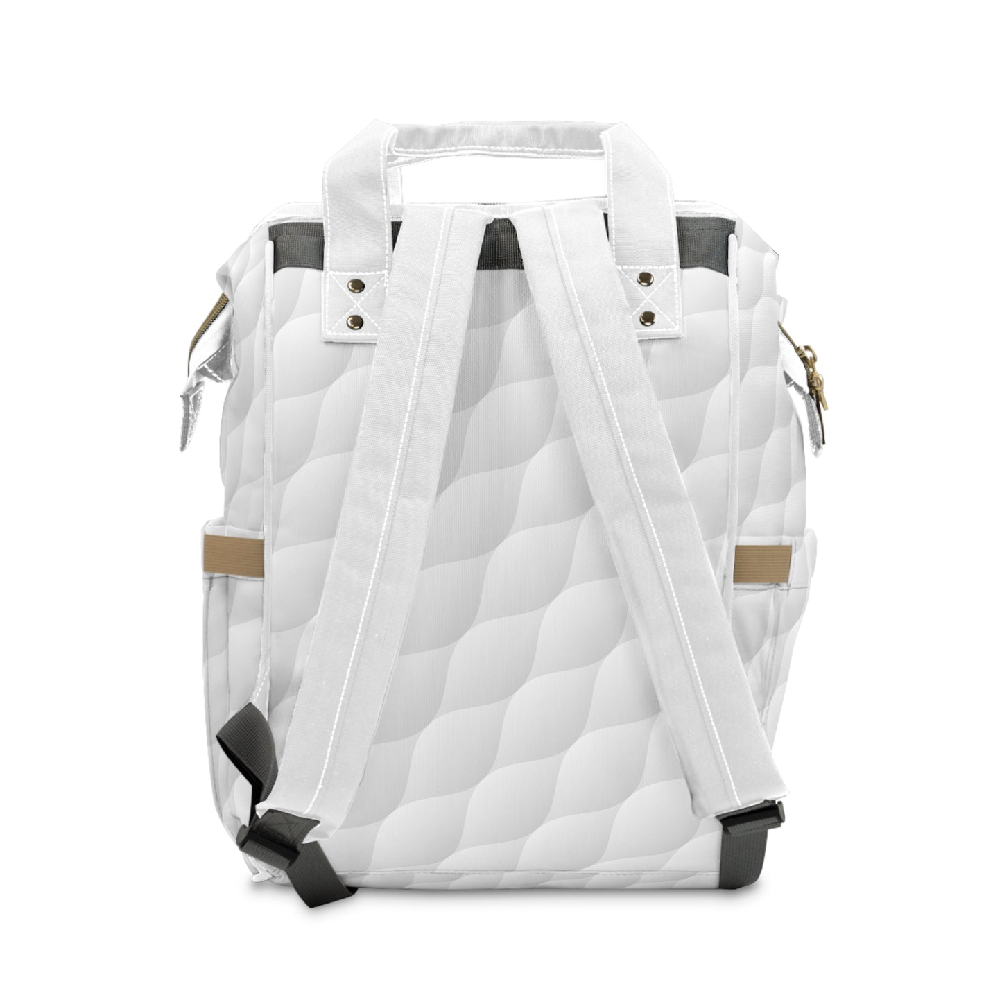 Multifunctional Diaper Backpack - White