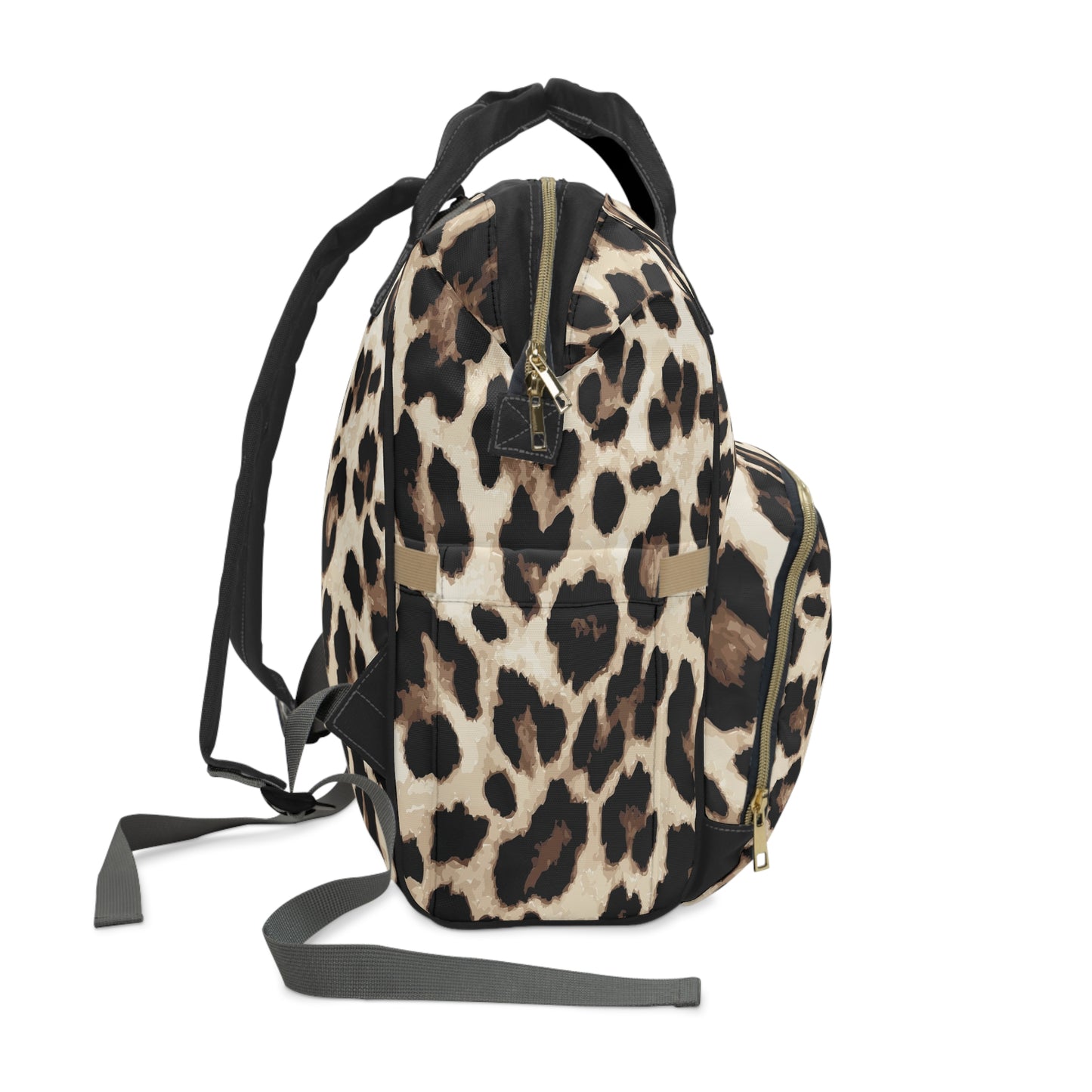 Multifunctional Diaper Backpack - Leopard