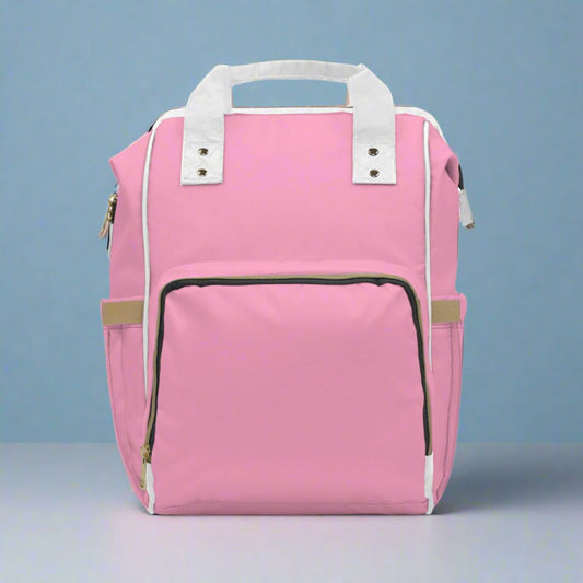 Multifunctional Diaper Backpack - Pink