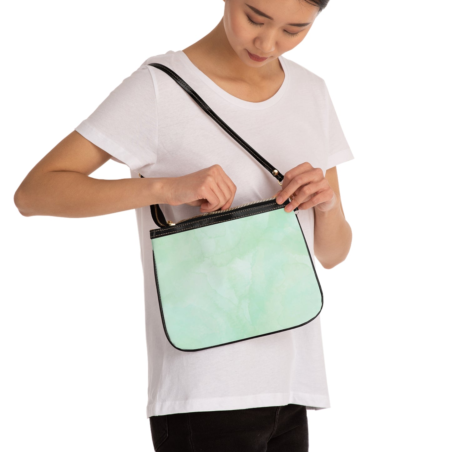 Small Shoulder Bag - Light Green