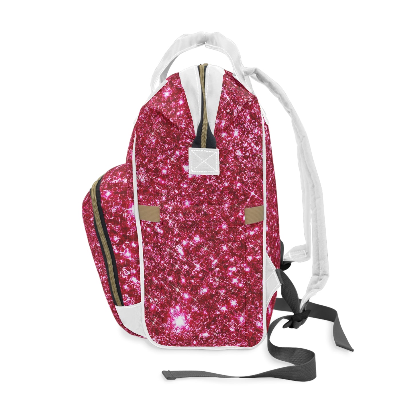 Multifunctional Diaper Backpack - Pink Sparkles