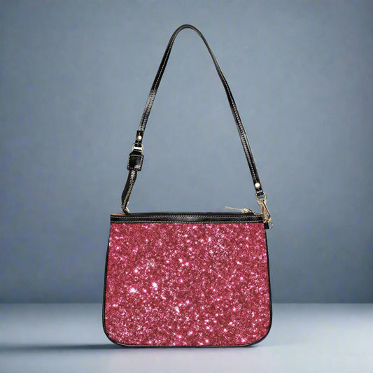 Small Shoulder Bag - Pink Sparkles