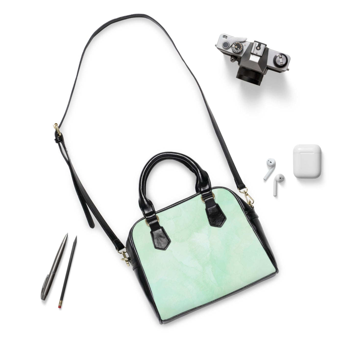 Shoulder Handbag - Light Green