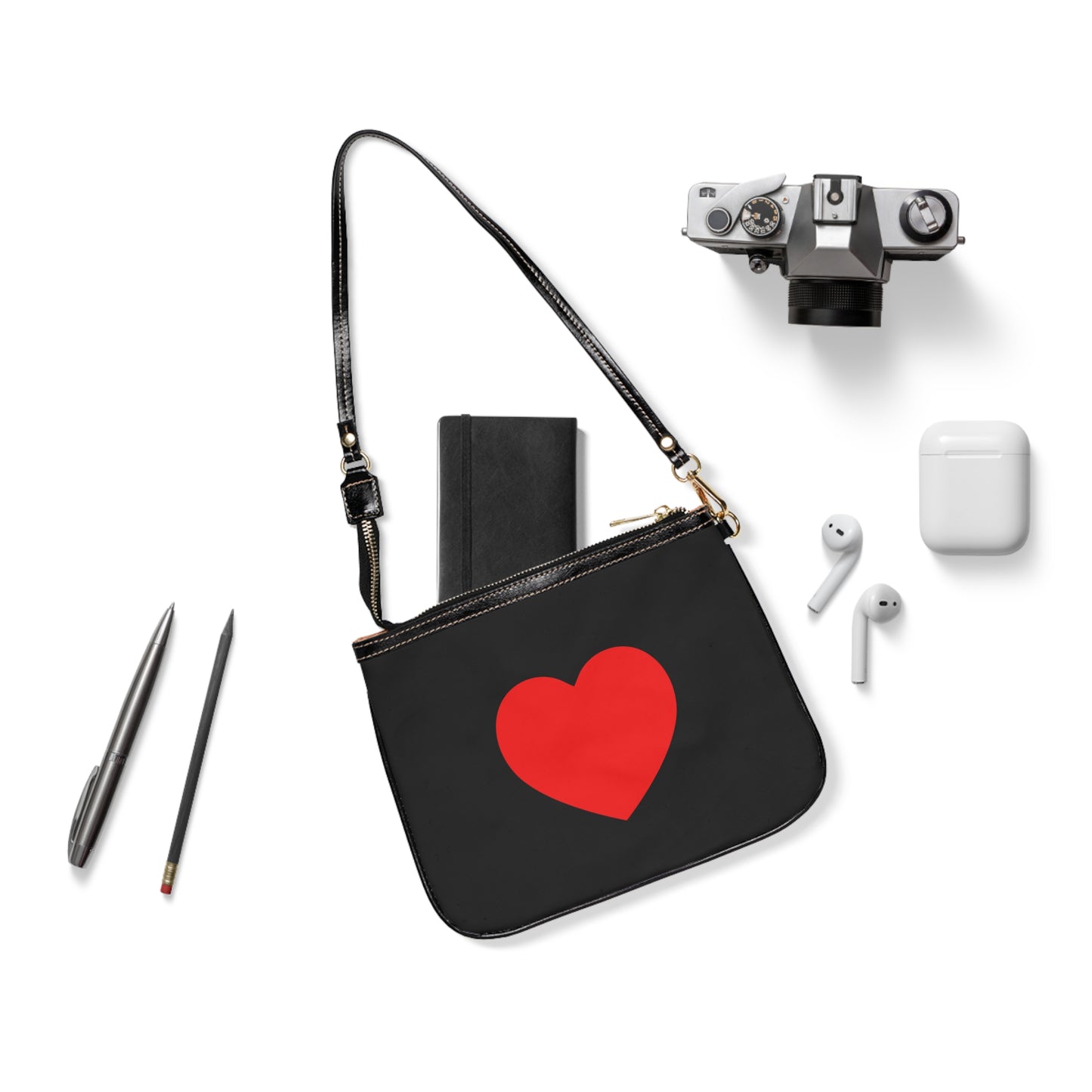 Small Shoulder Bag - Heart