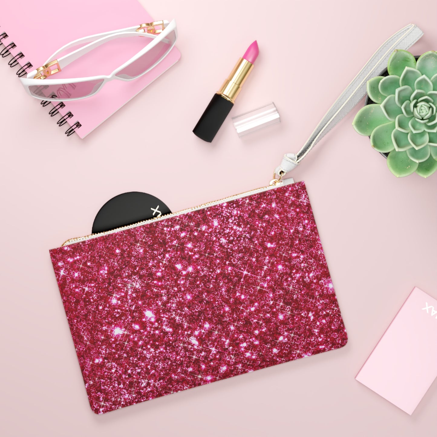 Clutch Bag - Pink Sparkles