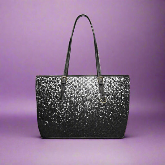 Shoulder Bag - Silver Sparkles