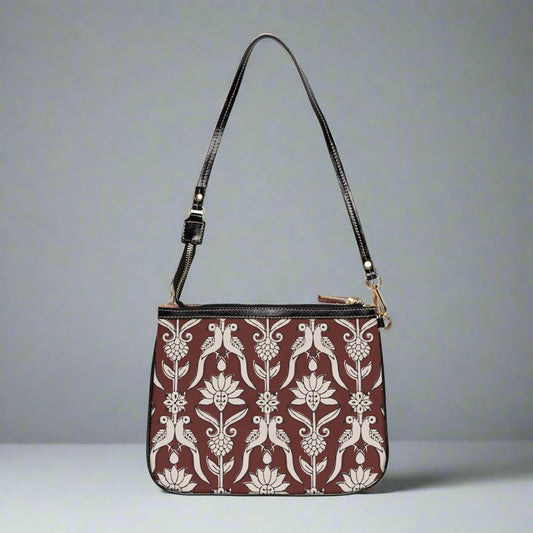 Small Shoulder Bag - Burgandy