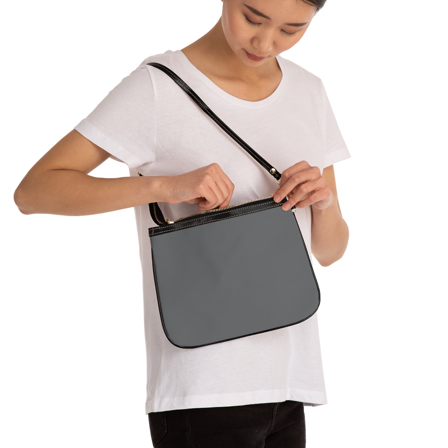 Small Shoulder Bag - Grey