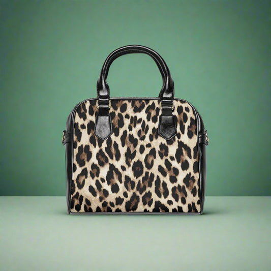 Shoulder Handbag - Leopard