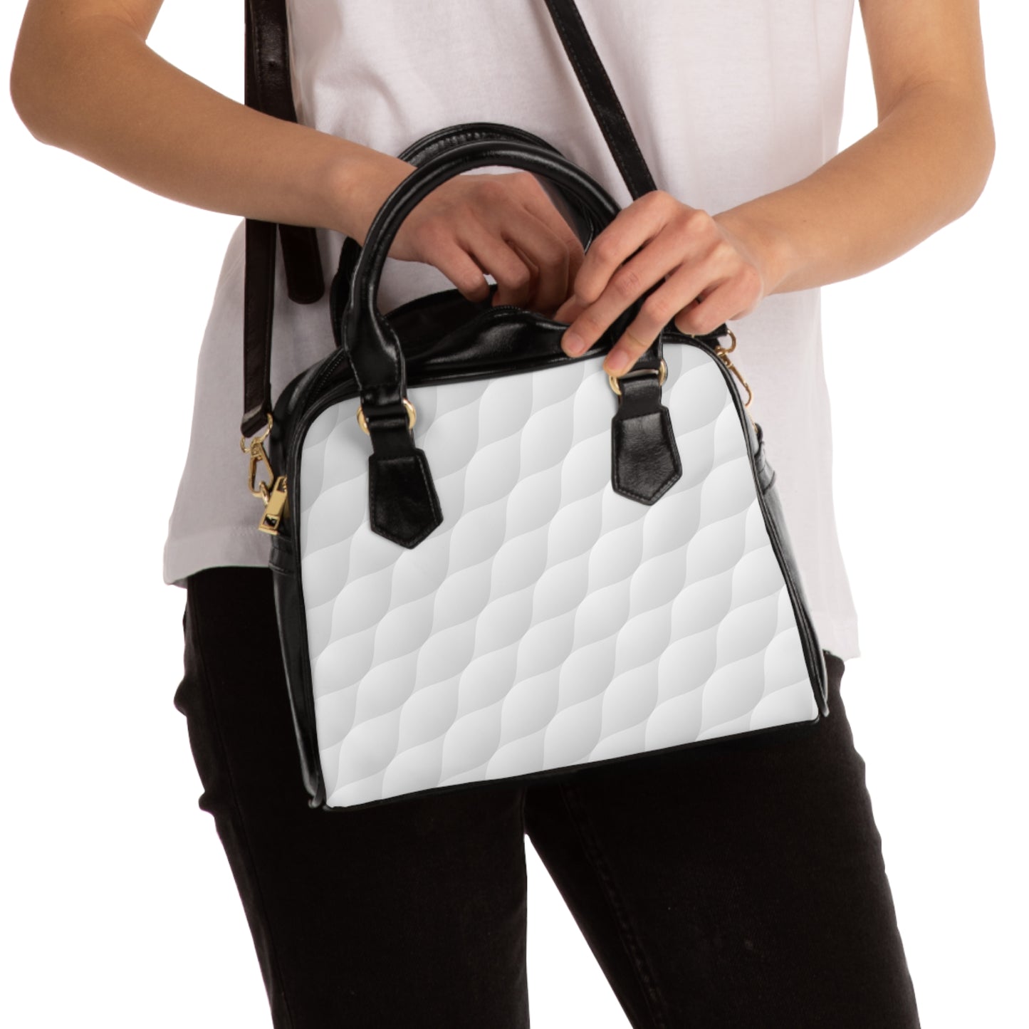 Shoulder Handbag - White