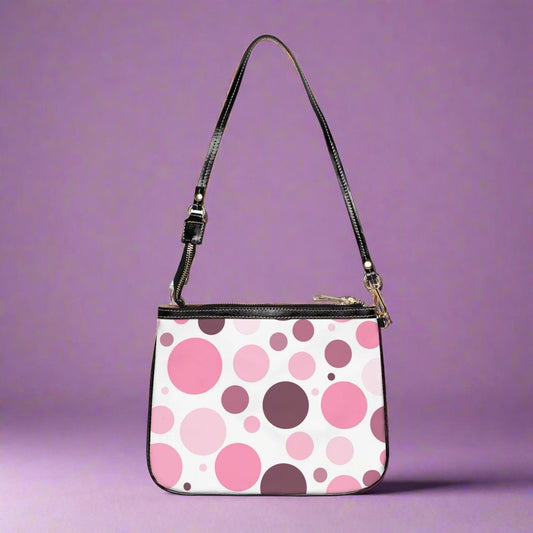 Small Shoulder Bag - Pink Polka Dot