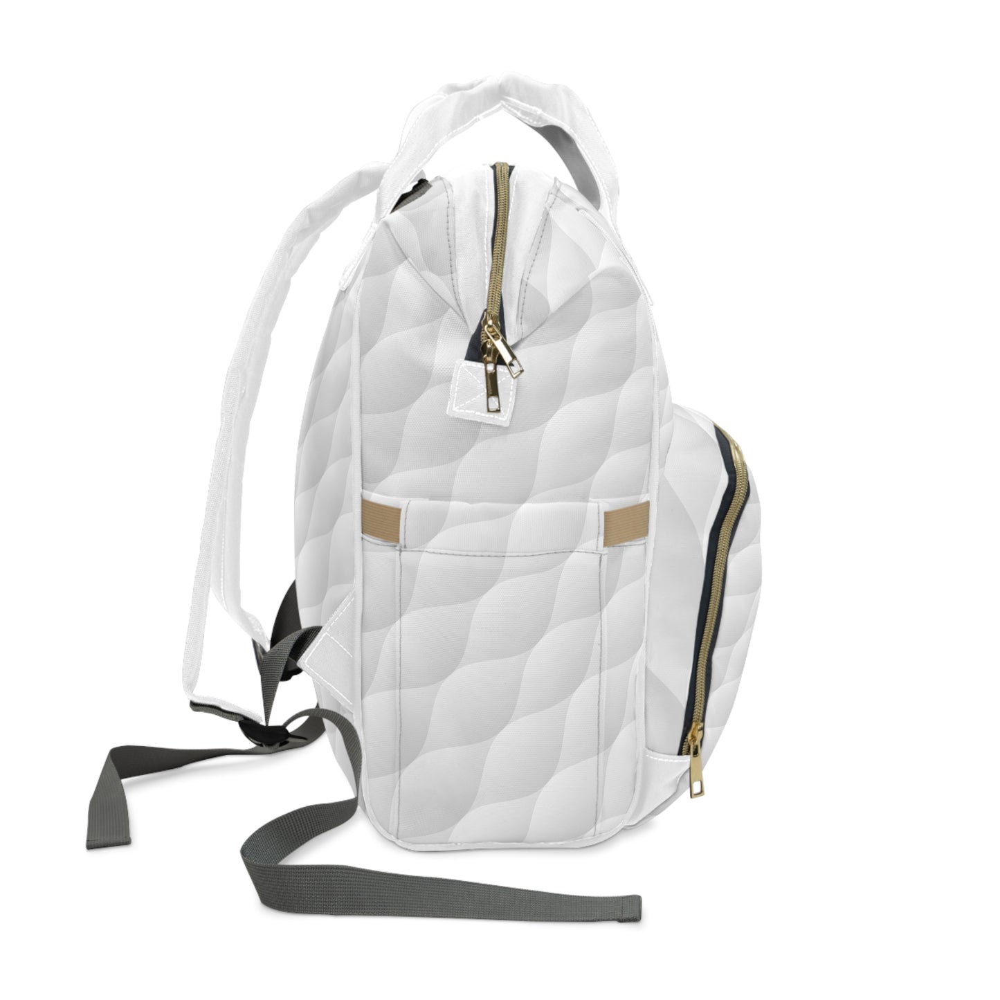 Multifunctional Diaper Backpack - White