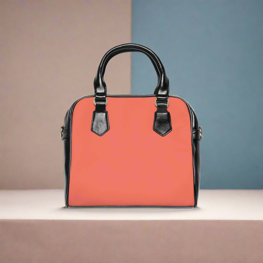 Shoulder Handbag - Coral Reef Orange