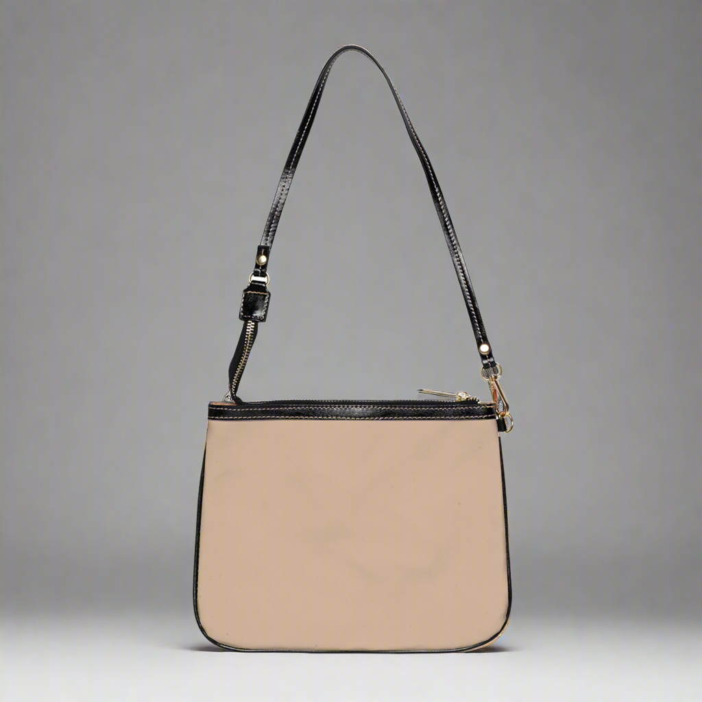 Small Shoulder Bag - Beige