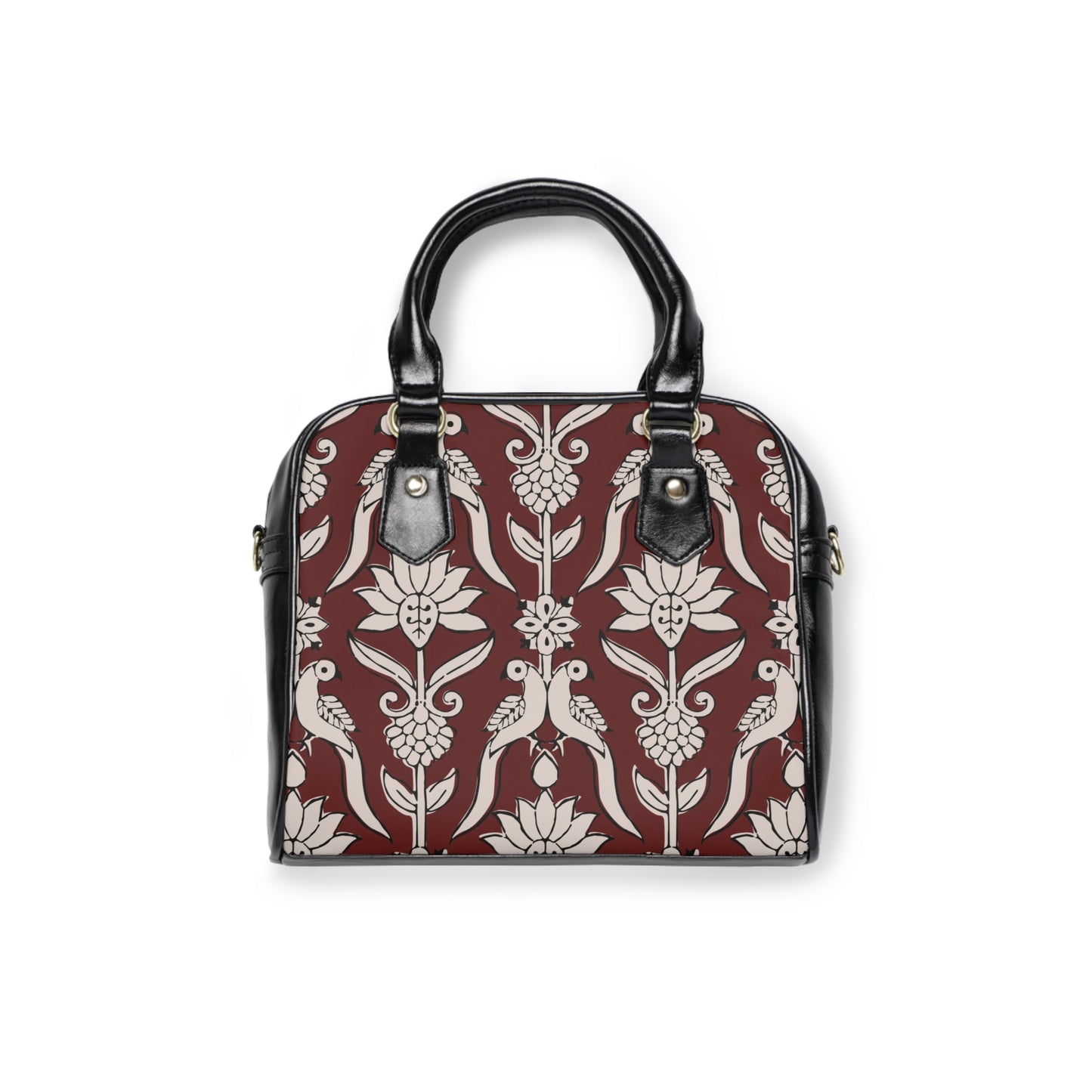 Shoulder Handbag - Burgandy