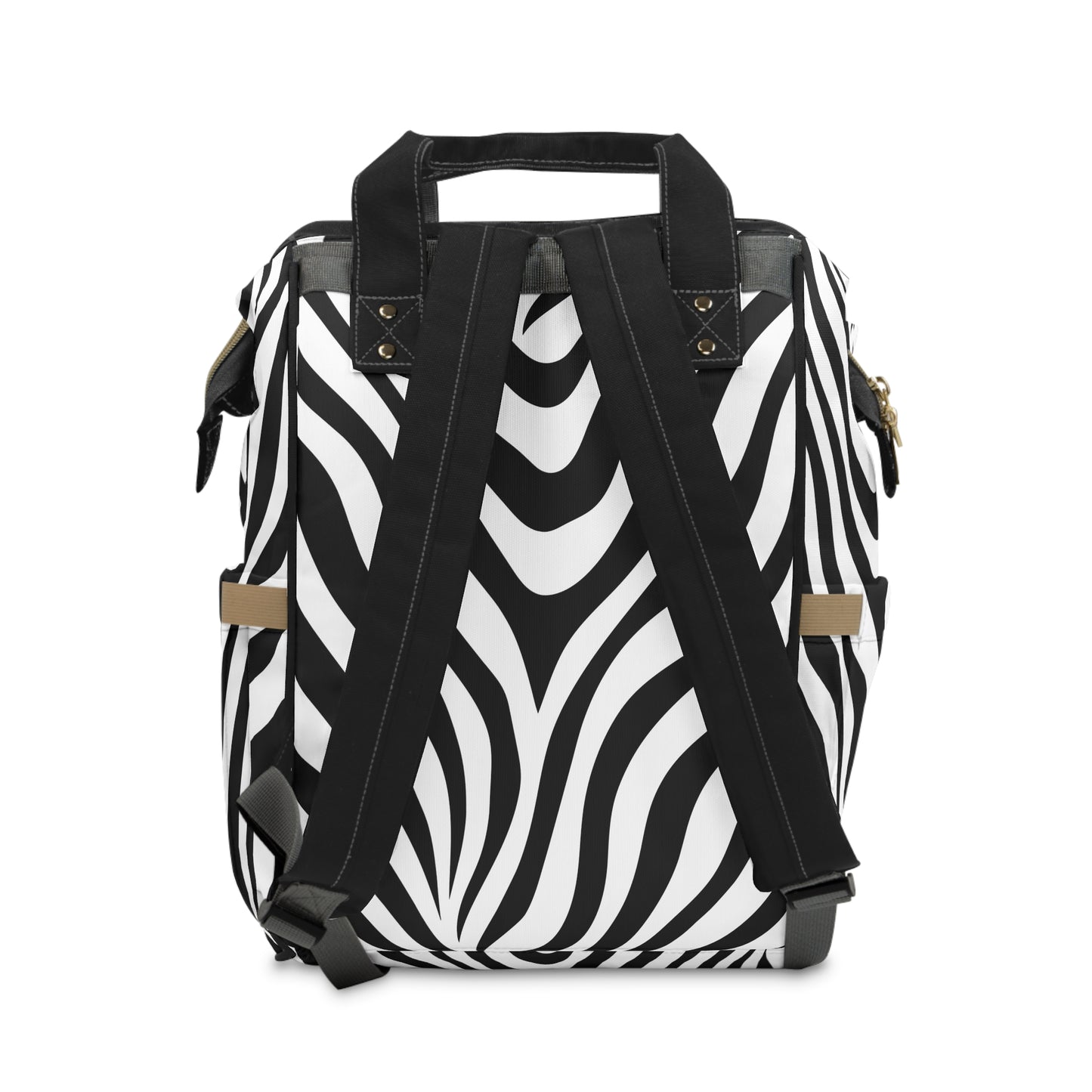 Multifunctional Diaper Backpack - Zebra Print