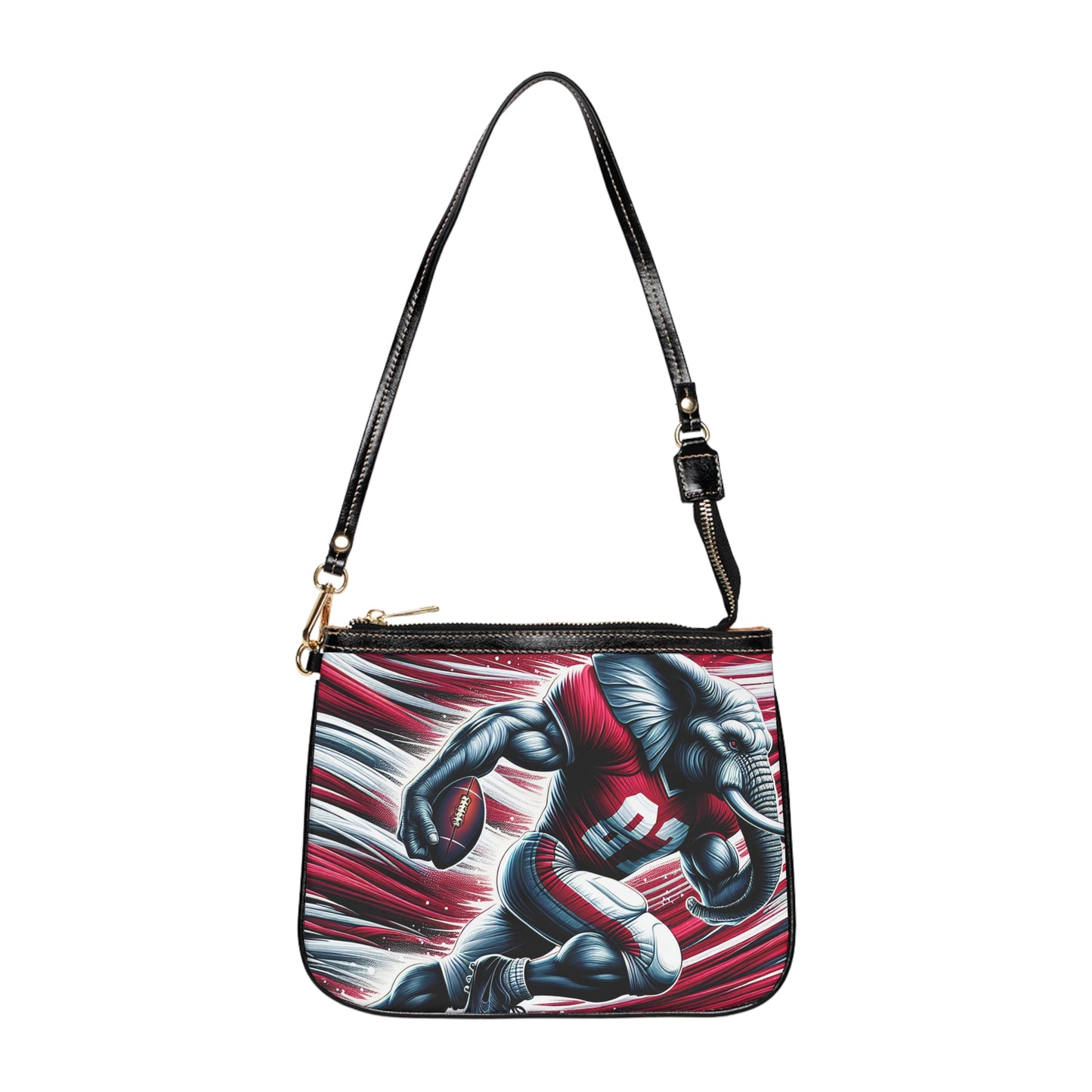 Small Shoulder Bag - Elephant Charging Forward