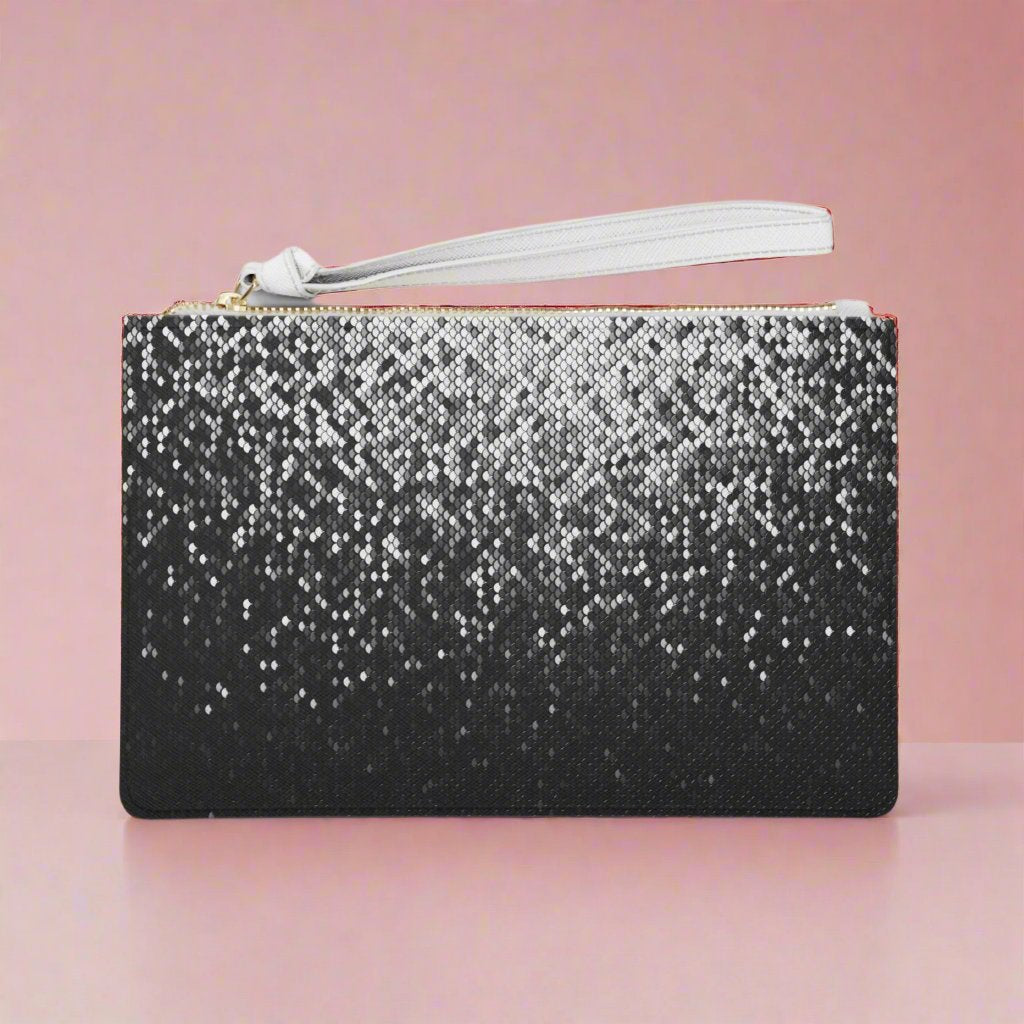 Clutch Bag - Silver Sparkles