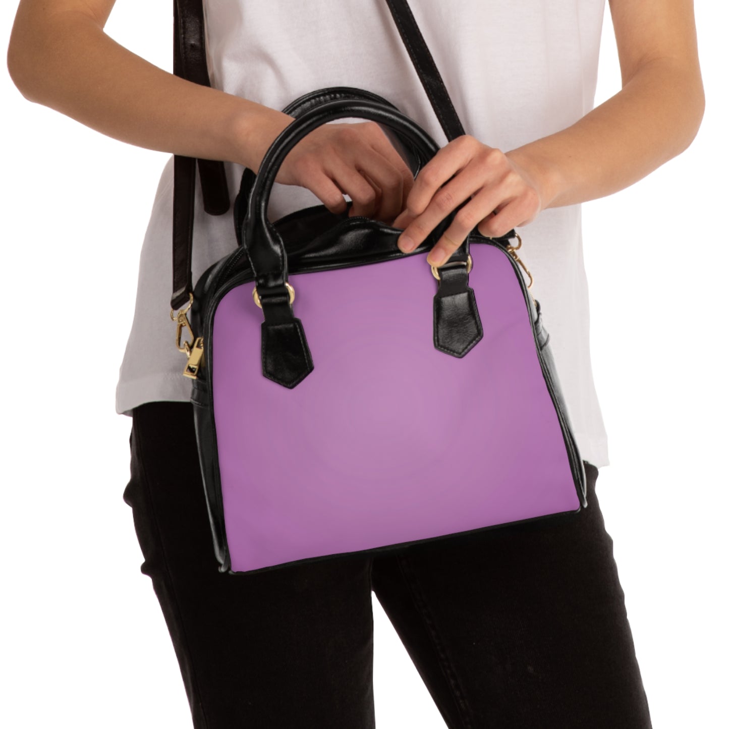 Shoulder Handbag - Purple