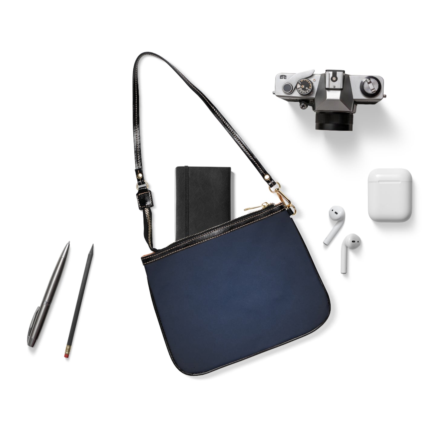 Small Shoulder Bag - Dark Blue