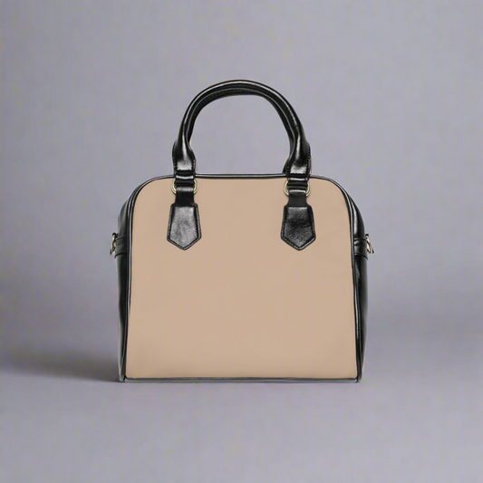 Shoulder Handbag - Beige