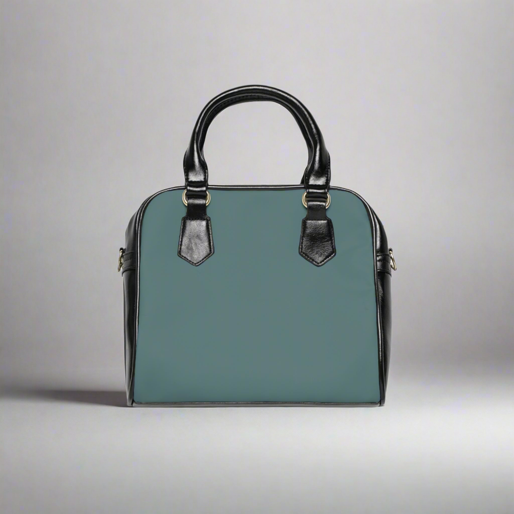 Shoulder Handbag - Blue/Green