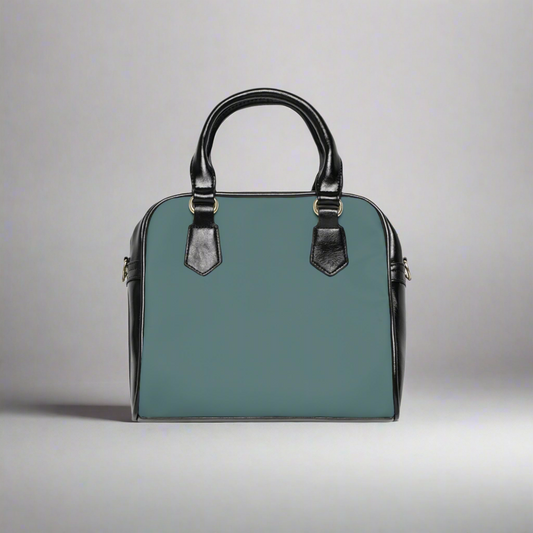 Shoulder Handbag - Blue/Green