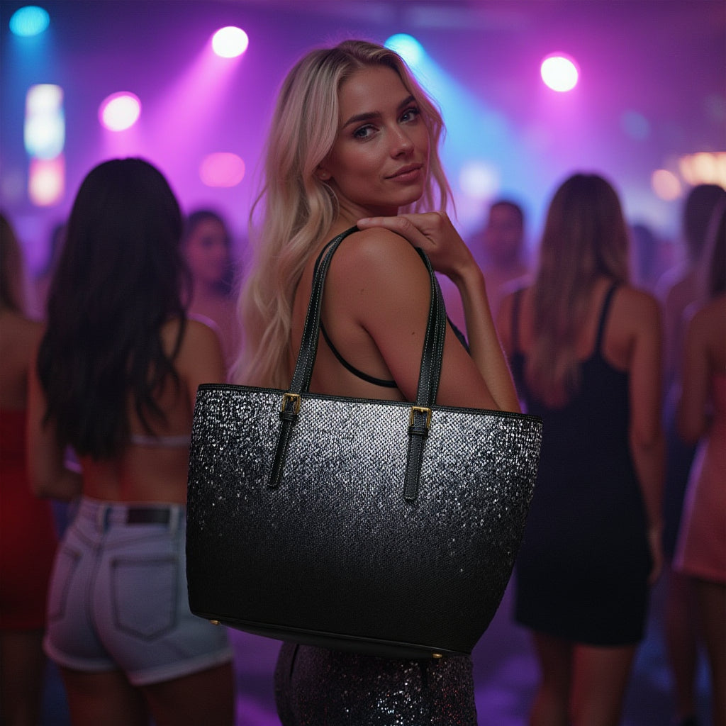 Shoulder Bag - Silver Sparkles