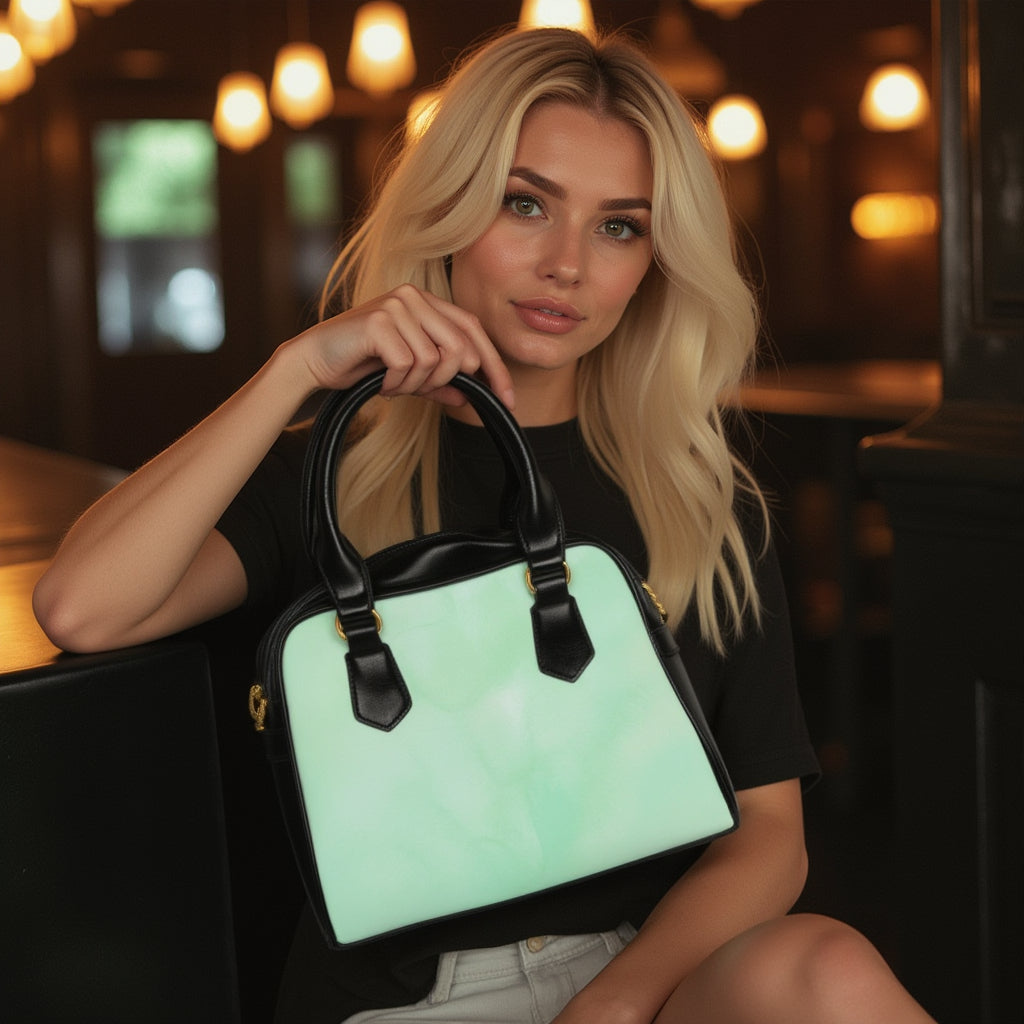 Shoulder Handbag - Light Green